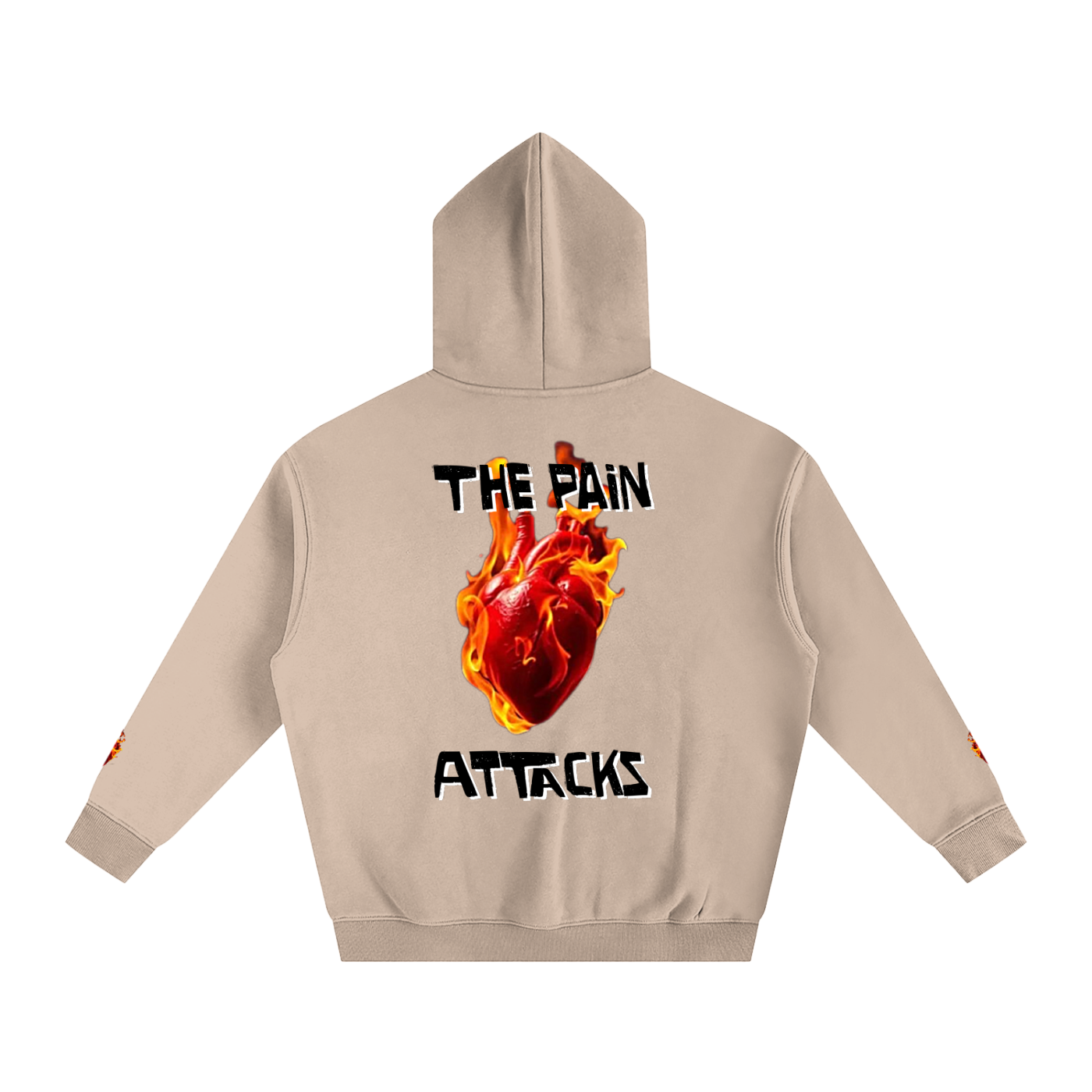 The Pain x Attacks Oversize Fleeced Hoodie