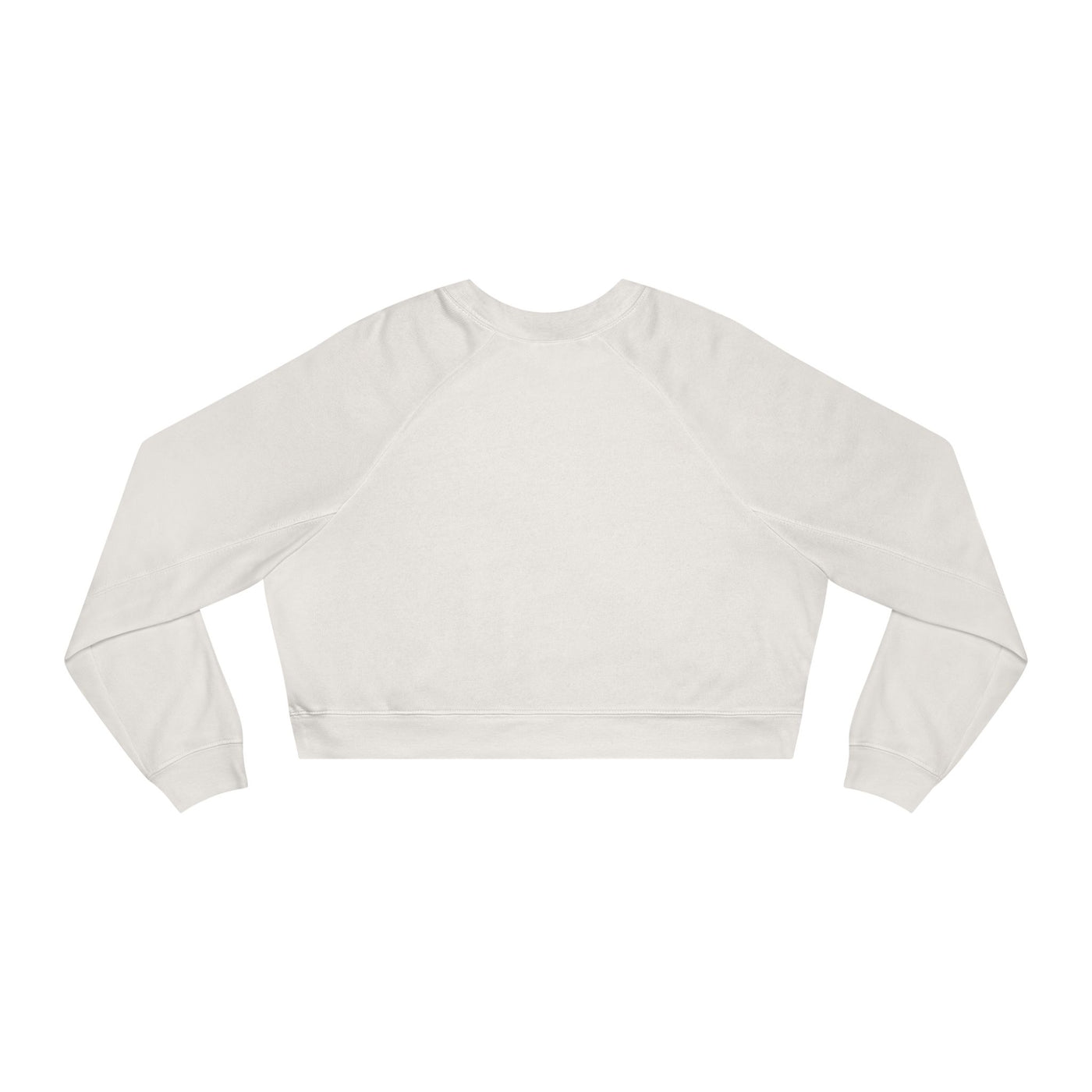 Cropped Fleece Pullover - Live Forever Inspirational Design