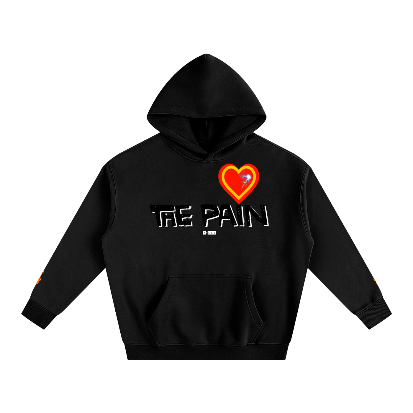 The Pain x Attacks Oversize Fleeced Hoodie