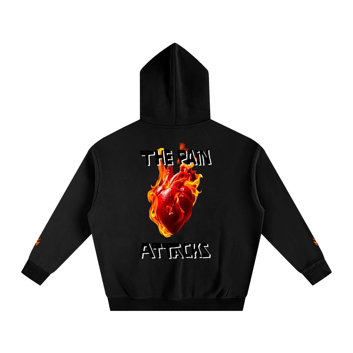 The Pain x Attacks Oversize Fleeced Hoodie