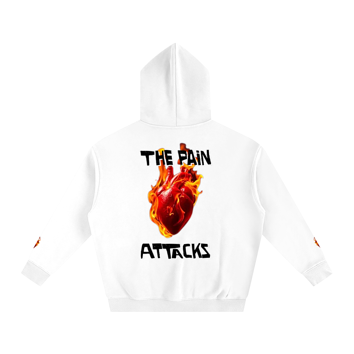 The Pain x Attacks Oversize Fleeced Hoodie